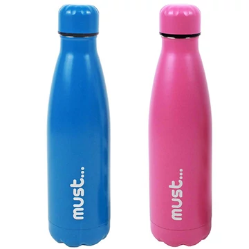 Must... Duplafalú fémkulacs 500ml kétféle változatban
