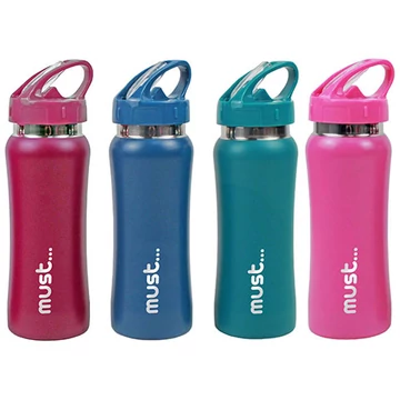 Must... Hero rozsdamentes fém kulacs 500ml négyféle változatban