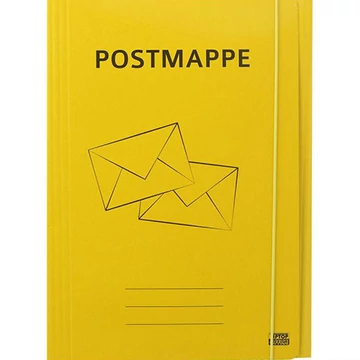 Spirit: Postmappe sárga karton gumis dosszié A4-es