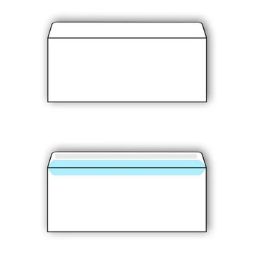 Spirit: Fehér boríték LA/4 11x23cm 1db