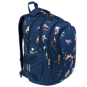 St.Right Holo Unicorns BP01 iskolatáska hátizsák 17"