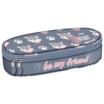 St.Right Be My Friend ovális tolltartó