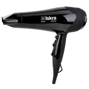 Iskra hajszárító rh-1827m-5 (fekete) (IS10055)