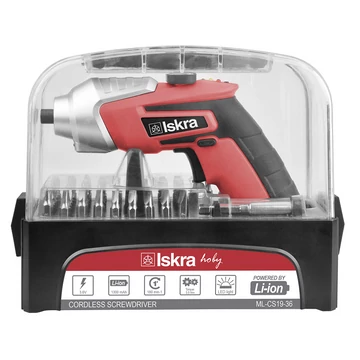 Iskra akkumulátoros csavarozó ml-cs19-36 (IS8153)