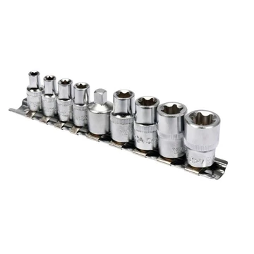 YATO Dugókulcs klt.9r TORX 1/4 col E5-E8 3/8 col E10-E16 (YT-0520)