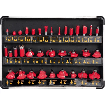 YATO Felsőmaró készlet 35r. alu kofferben (YT-6803)