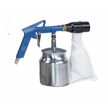 Scheppach homokfúvó pisztoly szemcsegyűjtővel pneumatikus szerszám (7906100720)