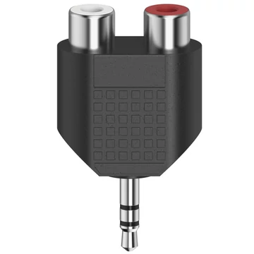 Hama FIC st adapter sztereo 3,5mm jack dugó - 2rca alj (205187)