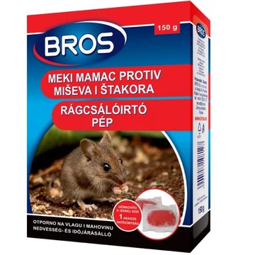 Bros rágcsálóírtó pép 150g 29ppm (B1639)