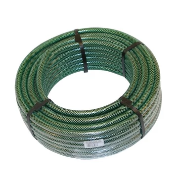 'Zöld kígyó' locsolótömlő háromrétegű szövetbetétes 1/2' 50 m/tek. (Zöld12-50)