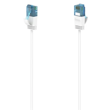 Hama FIC patch kábel slim-flexible cat6 (10gbps) 0,75m, fehér (200688)