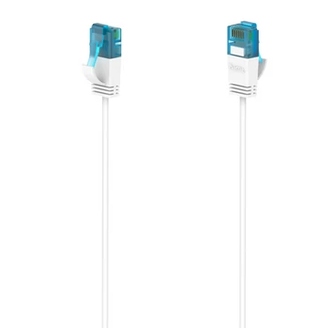 Hama FIC patch kábel slim-flexible cat6 (10gbps) 1,5m, fehér (200689)