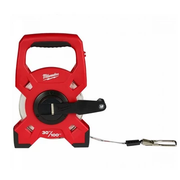 Milwaukee Üvegszálas keretes mérőszalag 30 m / 100 láb - 1 db - 48225330