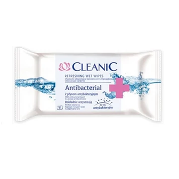 Cleanic antibakteriális kéztörlő kendő 15db