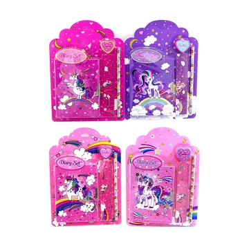 Unikornisos emlékkönyv + toll 32073