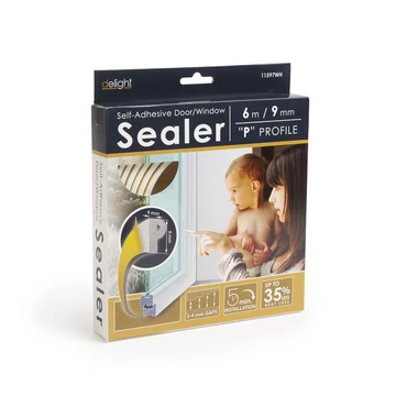 Garden of eden fehér színű öntapadós ajtó-ablakszigetelő 6Mx5,5MM 11597WH