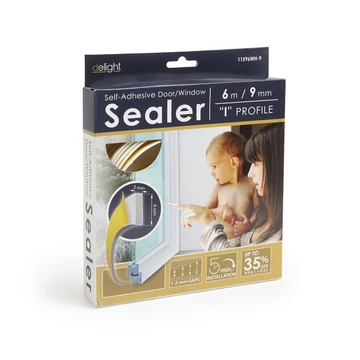 Garden of eden fehér színű öntapadós ajtó-ablakszigetelő 6Mx9MM 11596WH-9