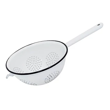 Zománcozott nyeles szűrő 20cm 