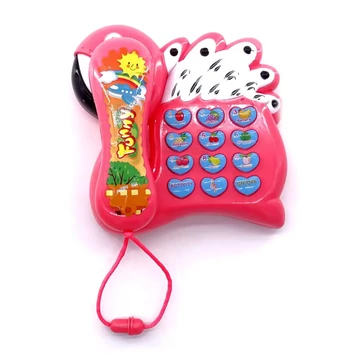Játék elemes flamingós bébitelefon 82491