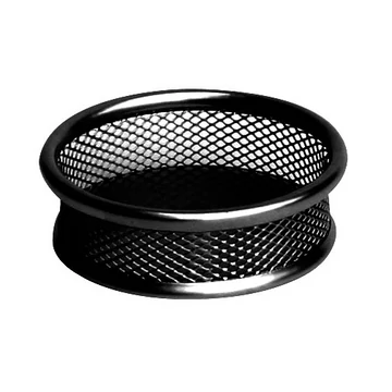 ICO: Fémhálós gemkapocstartó fekete