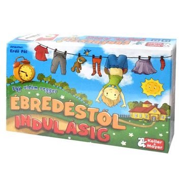 Ébredéstől indulásig készségfejlesztő társasjáték