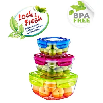 Fresh box ételtároló szett 3db-os kiszerelésben 30242