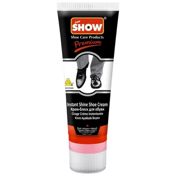 Show cipőápoló krém tubusos fekete színben 75ml