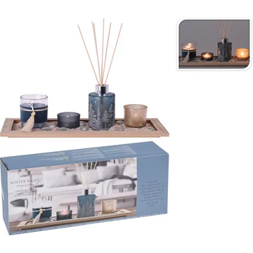 Pálcikás illatosító szett gyertyával kétféle változatban ACC682920
