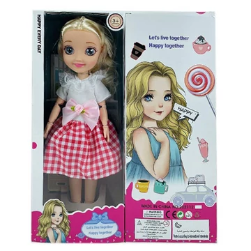 Jenny baba fénnyel és hanggal 30cm