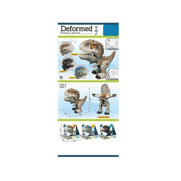 Átalakuló harcos dinó többféle változatban