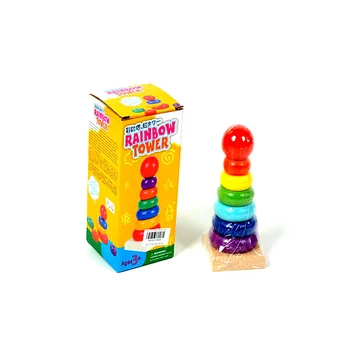 Szivárvány torony rakosgató játék