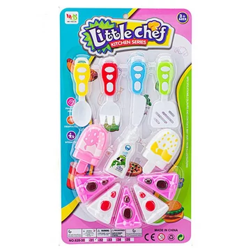 Little Chef édesség szett fagyival és evőeszközökkel