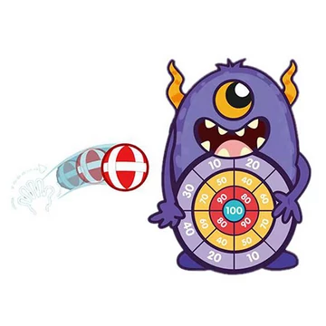 Szörnyes tépőzáras célbadobó játék