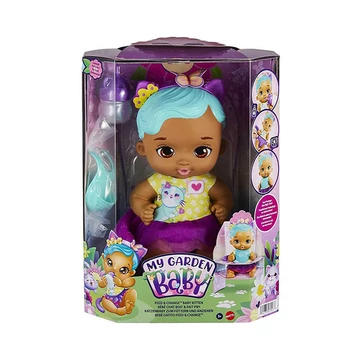 My Garden Baby: Édi-Bébi gondoskodás - Türkiz cica baba 30cm - Mattel