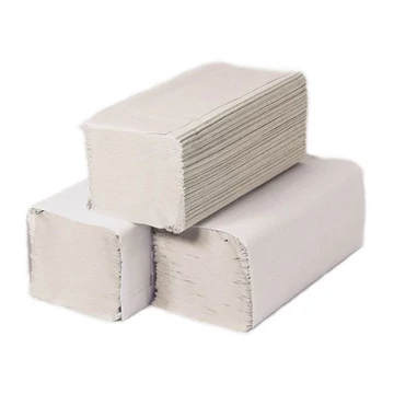 Újrahasznosított V hajtású natúr kéztörlő 20x250 lap 1 rétegű 