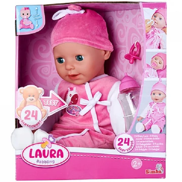 Laura baba hanggal és cumival 38cm - Simba Toys
