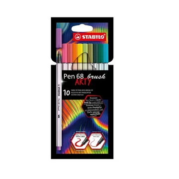 Stabilo: Pen 68 Brush ARTY ecsetfilc készlet 10db-os