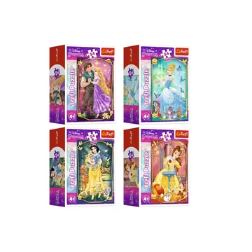 Gyönyörű Disney Hercegnők 54db-os mini puzzle több változatban - Trefl