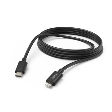 Hama FIC E3 adatkábel lightning - usb type-c 3m fekete (201599)