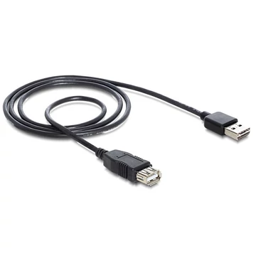 Delock EASY-USB 2.0 -A apa > USB 2.0-A anya hosszabbító kábel, 1 m