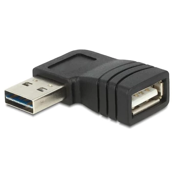 Delock EASY-USB 2.0-A apa > USB 2.0-A anya bal/jobb forgatott adapter