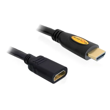 Delock magas sebességű HDMI hosszabbító kábel, Ethernettel, A apa / anya, 3 m