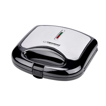 Esperanza Asiago szendvics süto 1000 W, fekete