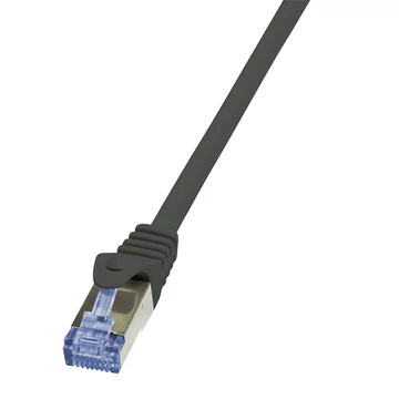 LogiLink Patch kábel PrimeLine, Cat.6A, S/FTP, fekete, 7,5 m