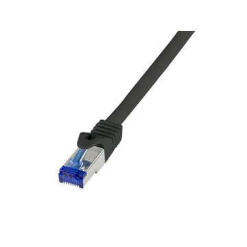 Logilink Patch kábel Ultraflex, Cat.6A, S/FTP, fekete, 3 m