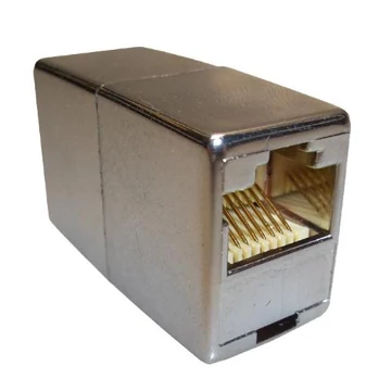 LogiLink RJ45 Mini inline csatlakozó 1:1 Cat.5e, árnyékolt, fém