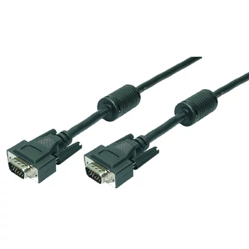 LogiLink VGA Cable, 2x male, black, 1,8m