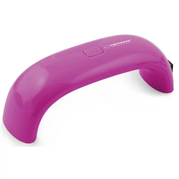 Esperanza Pearl UV lámpa körömápoláshoz, rózsaszín