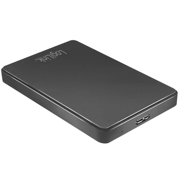 Logilink 2,5" Extern. Encl. USB 3.0, , screwless, black
