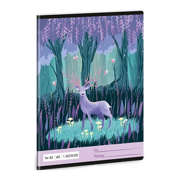 Ars Una: Midnight Wish 1.osztályos vonalas füzet A/5 14-32